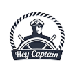 Hey Captain logo