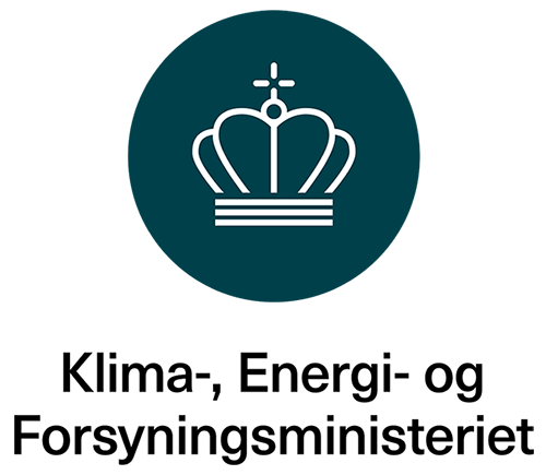 Klima-, Energi- og Forsyningsministeriet logo